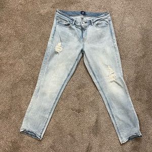 GAP denim, size: 29, Girlfriend blu medium destroy